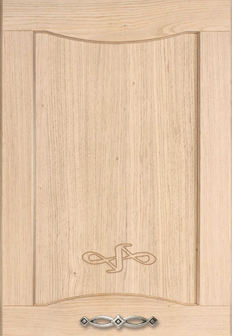 Finishes - natural oak with Knots doors - code. 5501D