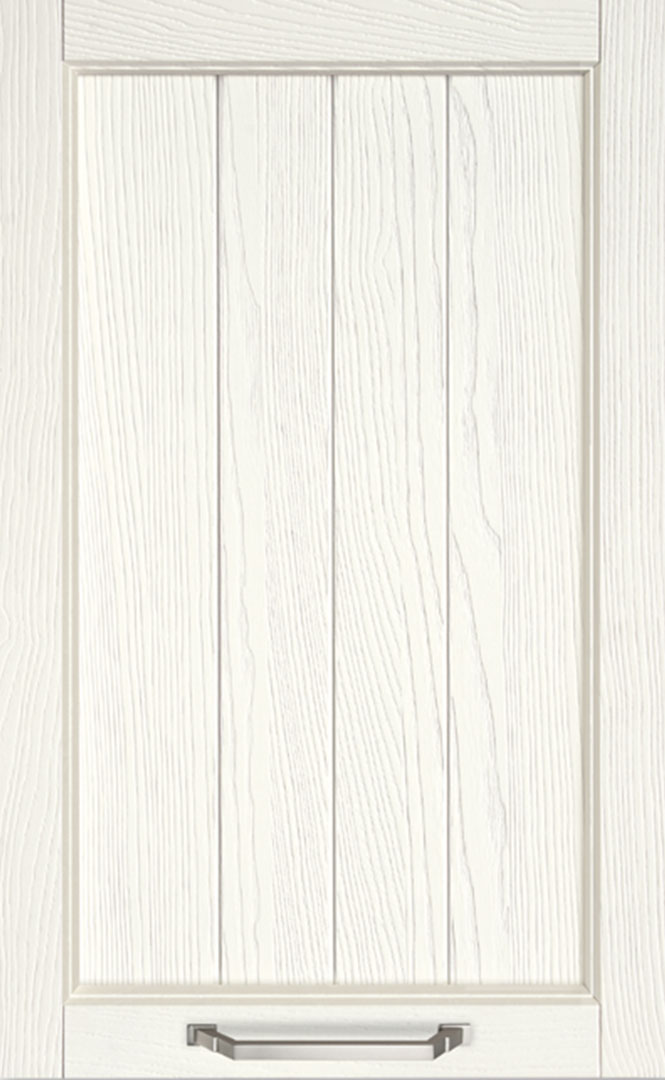 4151 anta con doghe in frassino laccato bianco a poro aperto