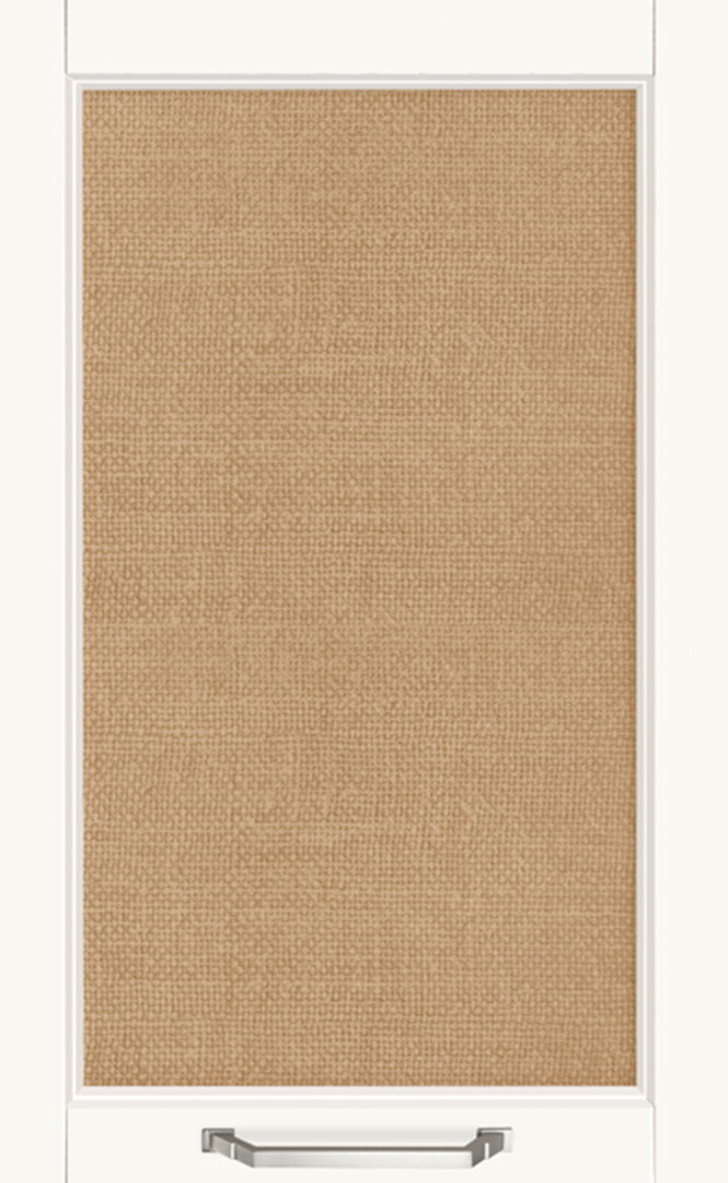 4203 anta con bugna effetto juta naturale laccato opaco bianco caldo